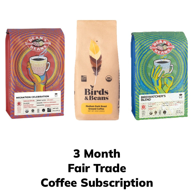 3 month fair trade coffee subscription