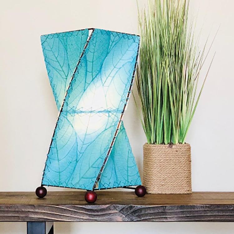 twist table lamp blue styled