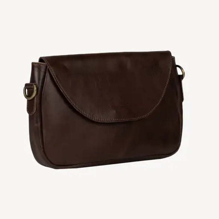 Alisha Crossbody Heritage Brown Leather