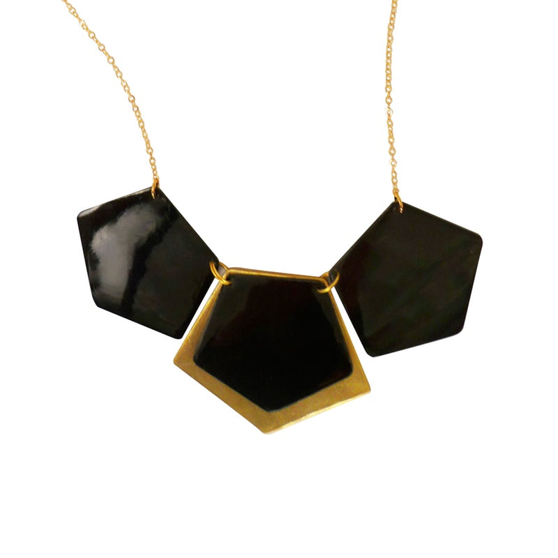 Almeda Necklace from Faire Collection featuring delicate chain and intricate pendant design.