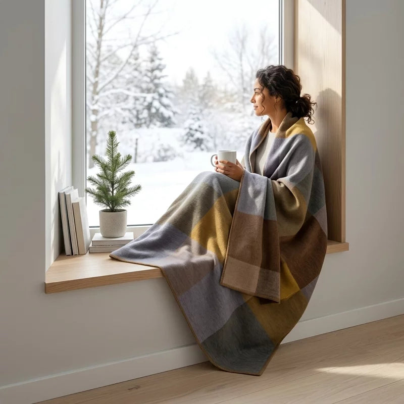 Alpaca Throw Timberline