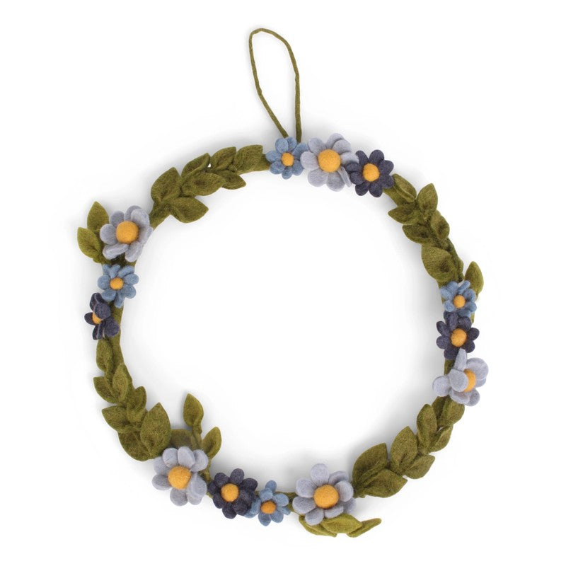 Anemone Wreath Blue