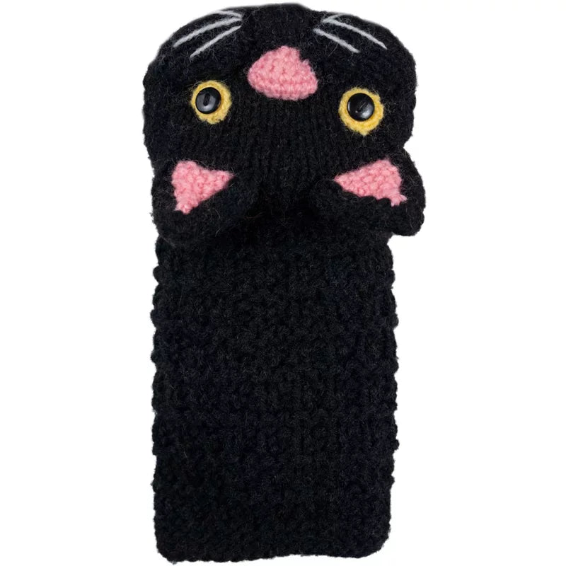 Black Cat Hand Puppet