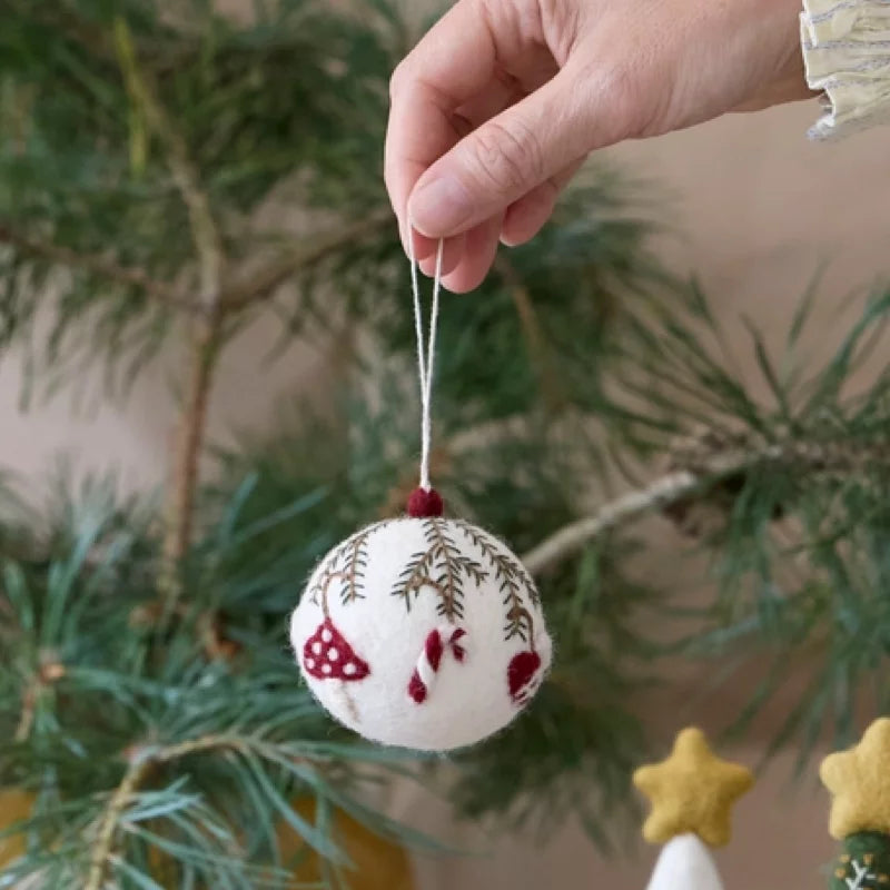 Christmas Bauble Ornament - Mushroom Ornaments