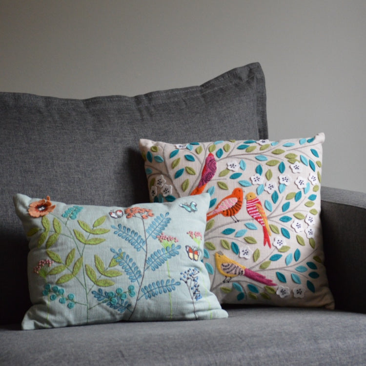 Five Birds and Country Garden Aqua Blue Styled copy