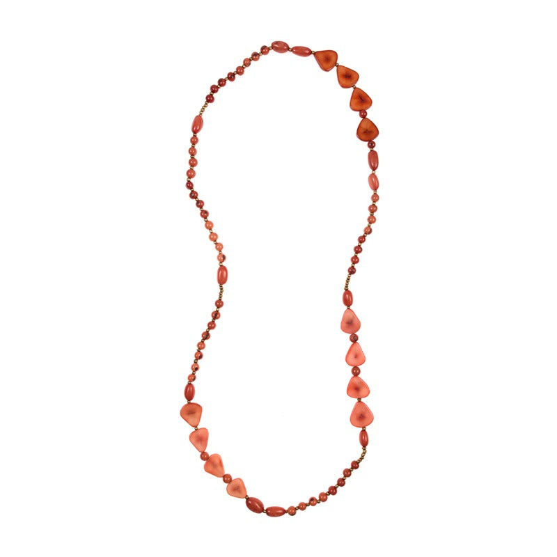 Formosa Necklace - Orange Rust