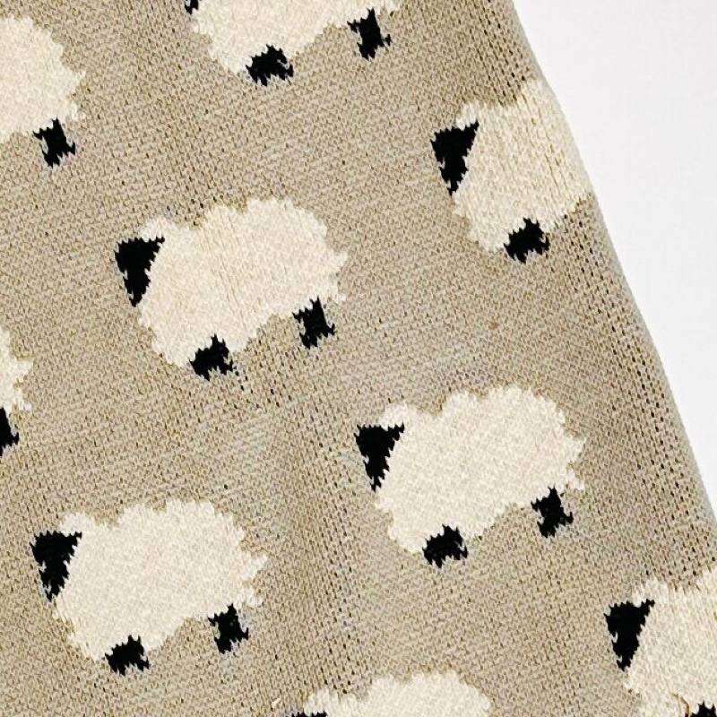 Furry Sheep Baby Blanket 2