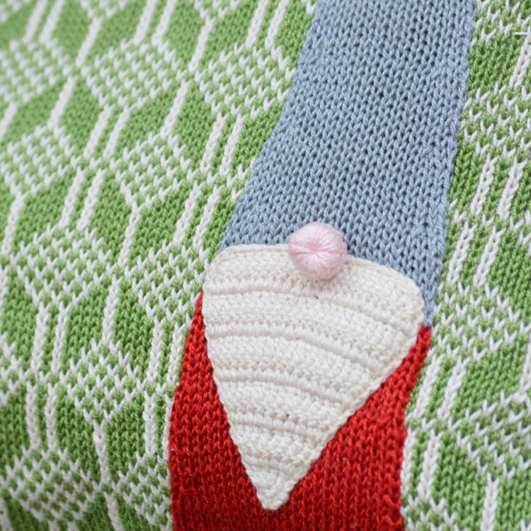Gnome Pillow Close Up