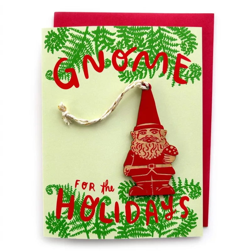 Gnome for the Holidays Ornament & Card