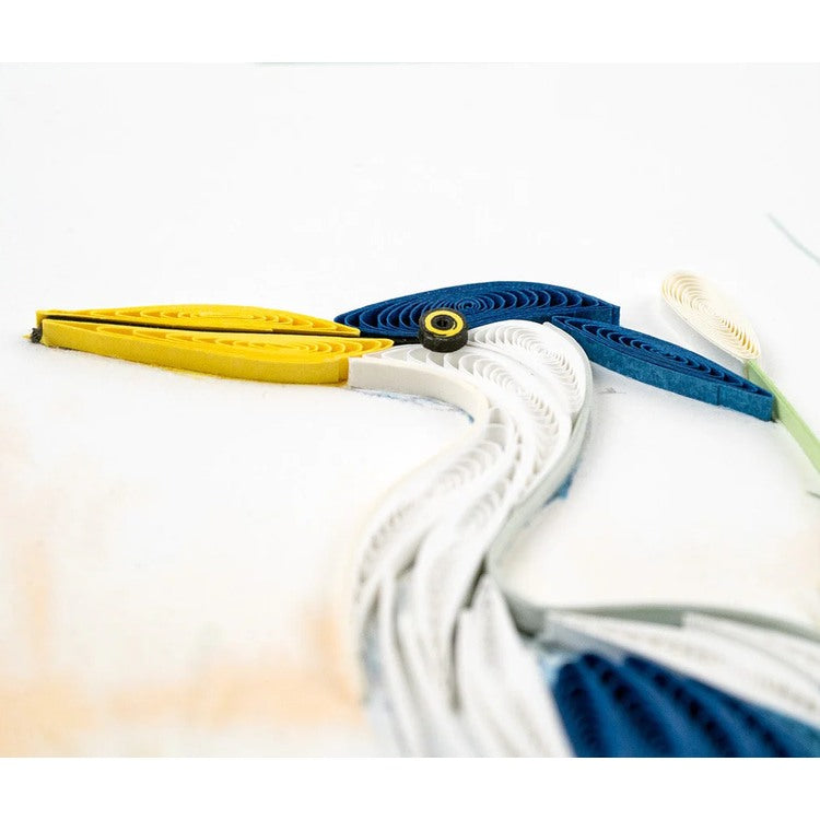 Great Blue Heron Quilling Card 3