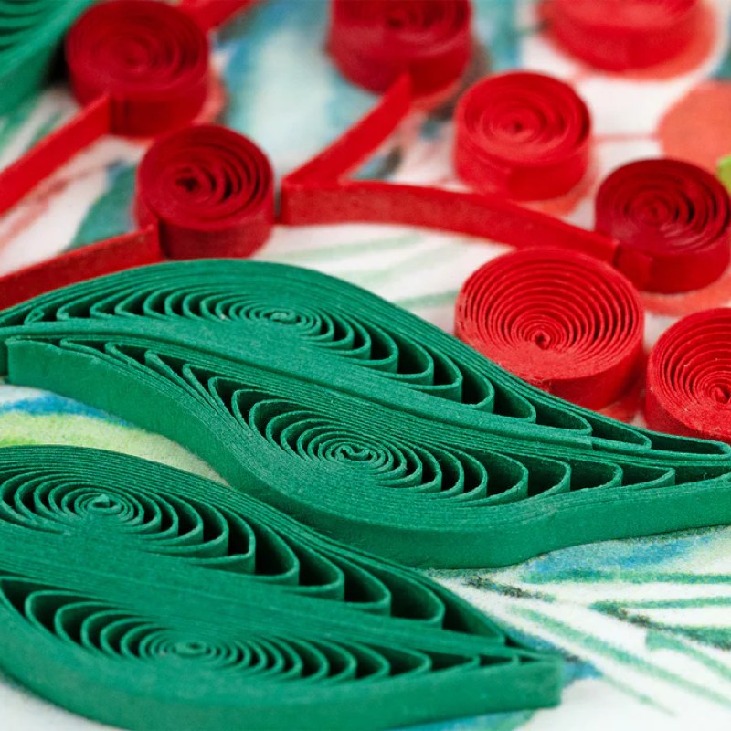 Holly Berry Bunch Quilling Card