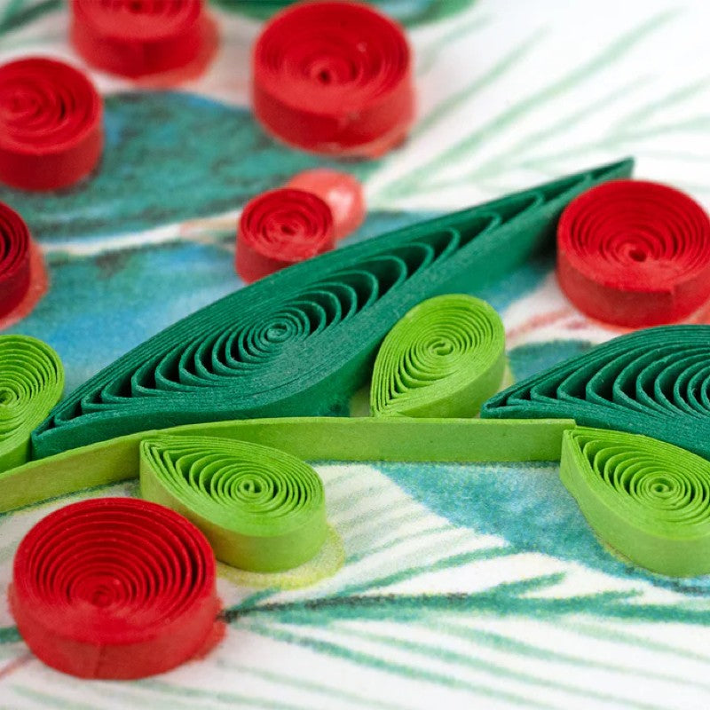 Holly Berry Bunch Quilling Card
