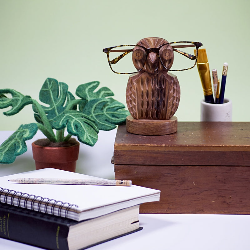 Hoodwinked Owl Eyeglass Holder