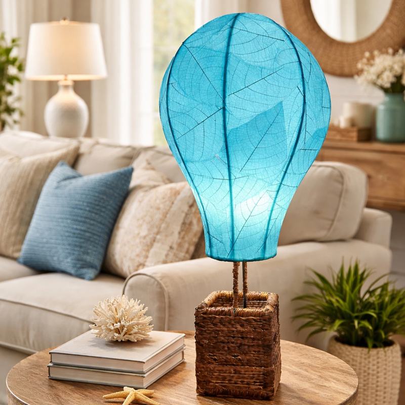 Hot Air Balloon Table Lamp - Blue - est. ship 5/2026