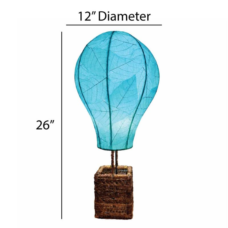 Hot Air Balloon Table Lamp - Blue - est. ship 5/2026
