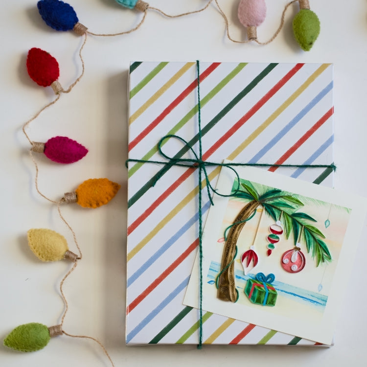 Island Holiday Quilling Card