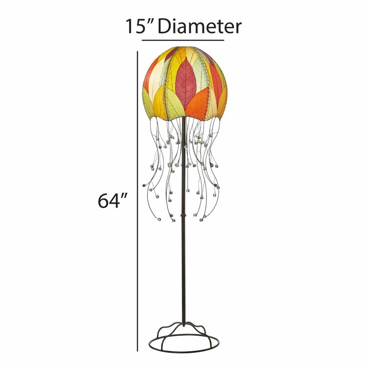 Jellyfish Floor Leaf Lamp β Multi 2