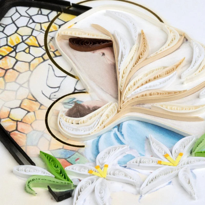 Mary & Baby Jesus Quilling Card 1