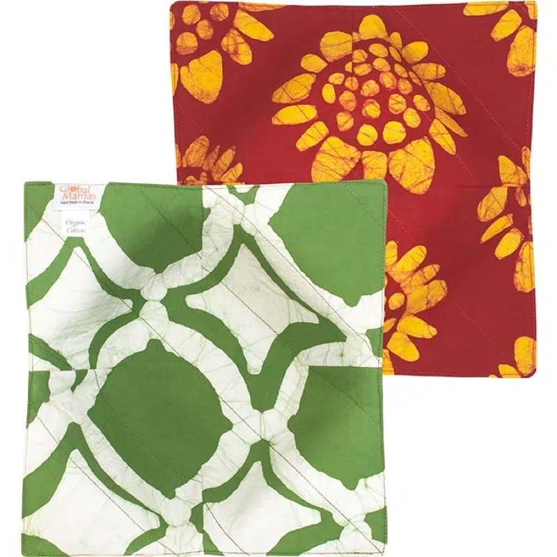 Microwave Bowl Cozy - Sunflower Red