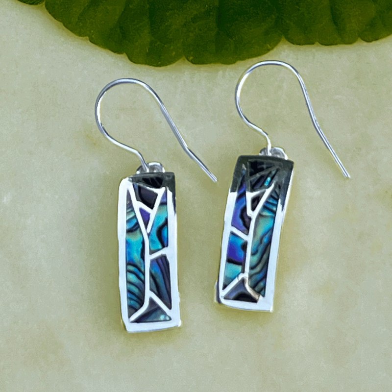 Mosaic Abalone Earrings