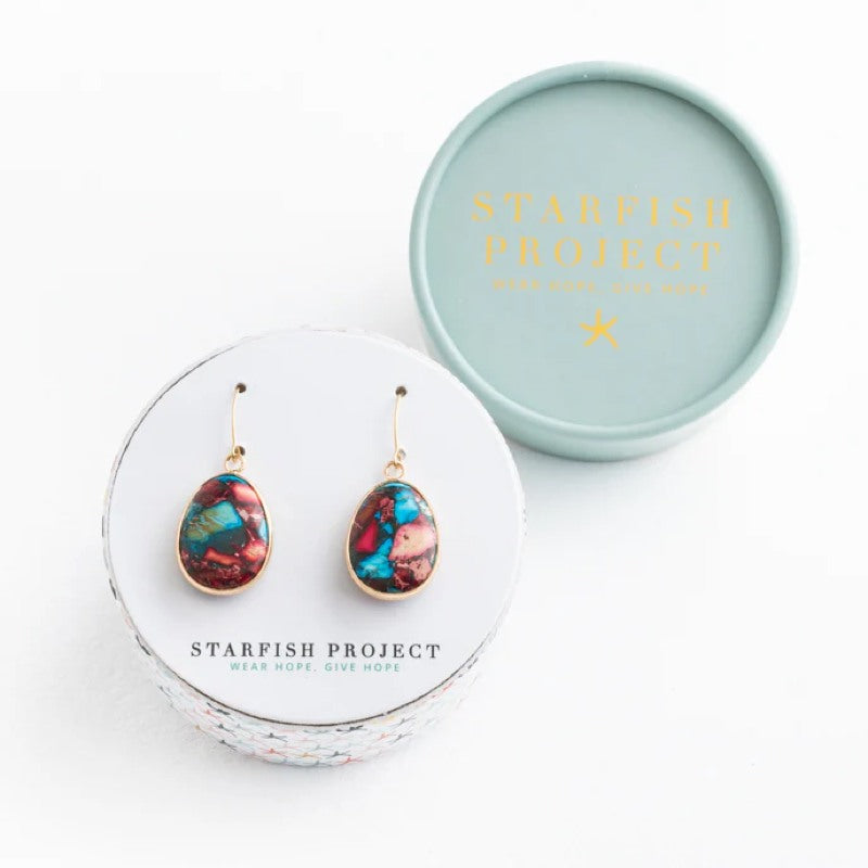 Mosaic Jasper Earrings 3