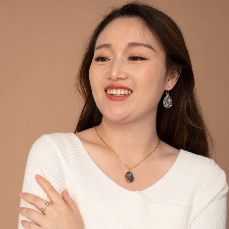 Mosaic Jasper Necklace 1