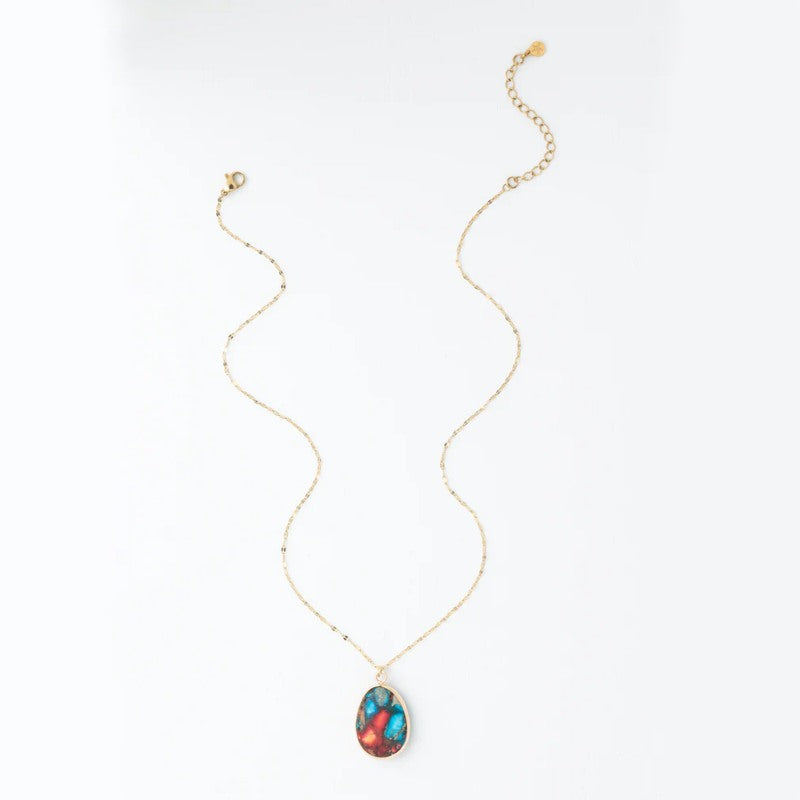 Mosaic Jasper Necklace 2