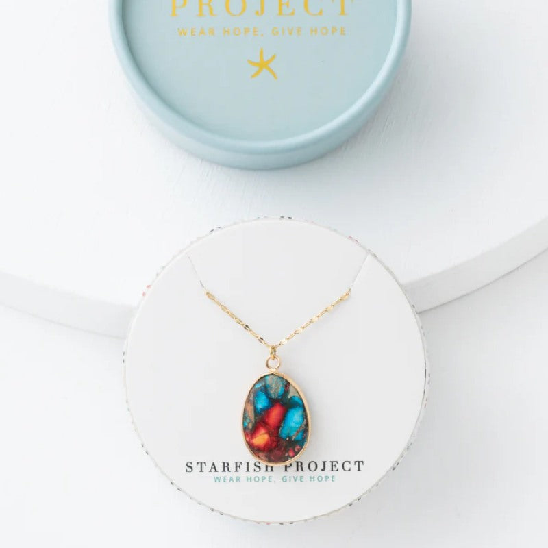 Mosaic Jasper Necklace 3