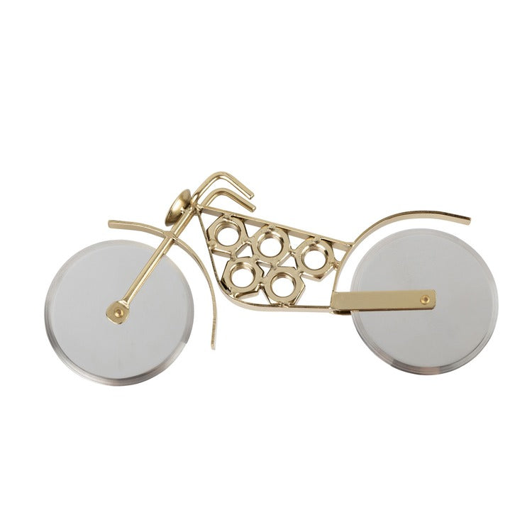 Motorbike pizza cutter