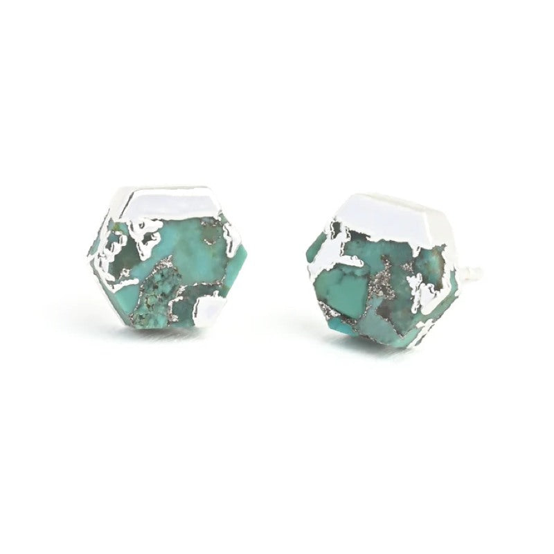 Oasis Studs Silver