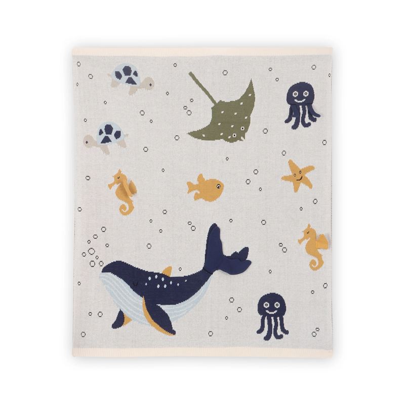Ocean Life 3D Baby Blanket