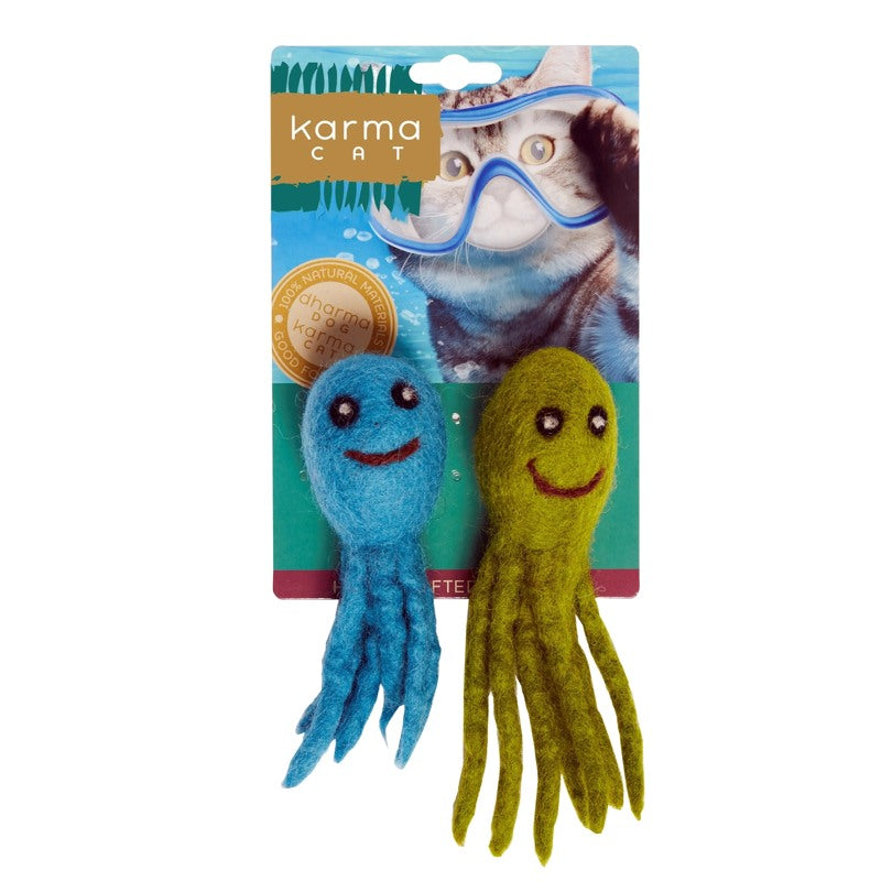 Octopus Cat Toy Pack of 2 1