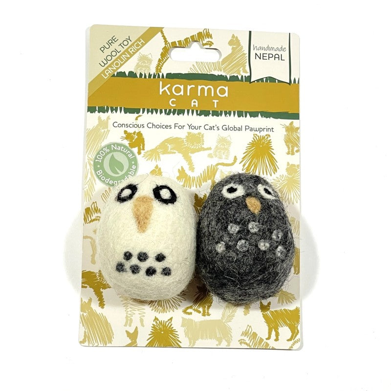Owls Cat Toy Pack of 2 1