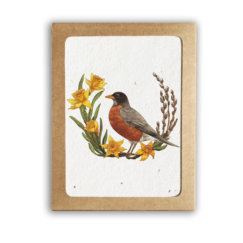 Plantable Herb Card Set - Birds