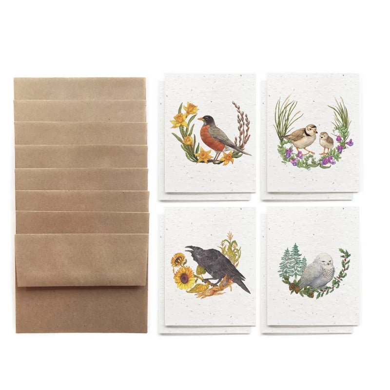 Plantable Herb Card Set - Birds