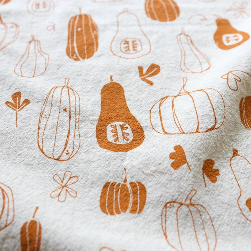 Pumpkin and Squash Fall Tea Towel