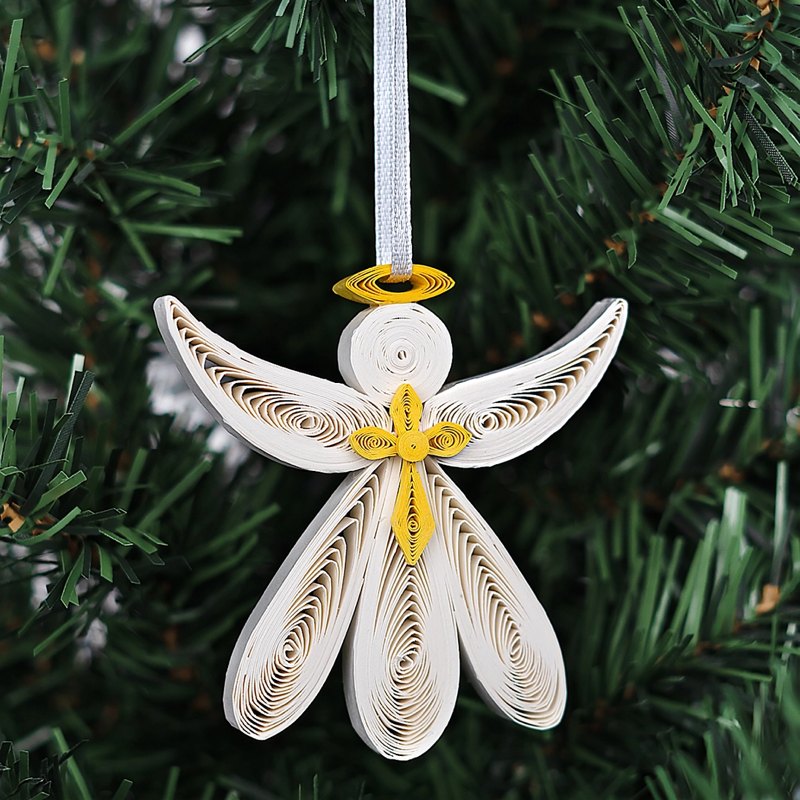 Quilled Angel Ornaments Box Set