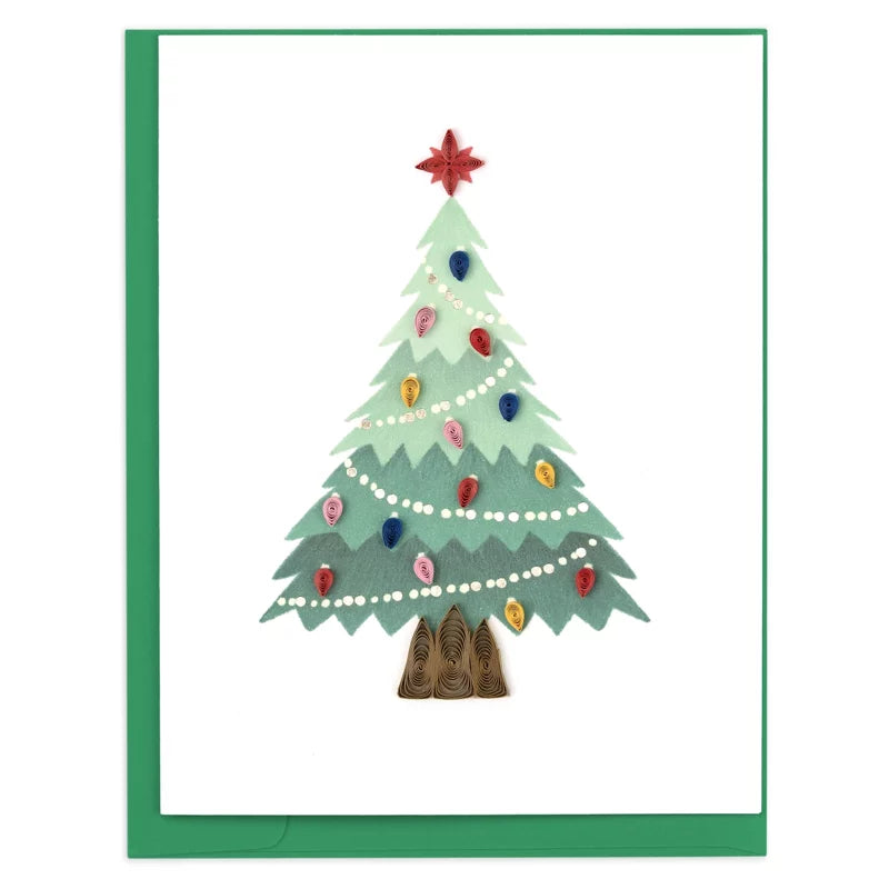 Quilled Christmas Trees Notecard Box Set