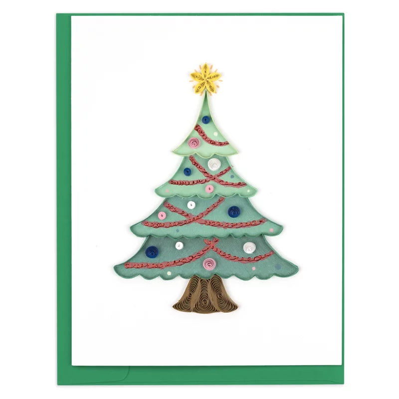 Quilled Christmas Trees Notecard Box Set