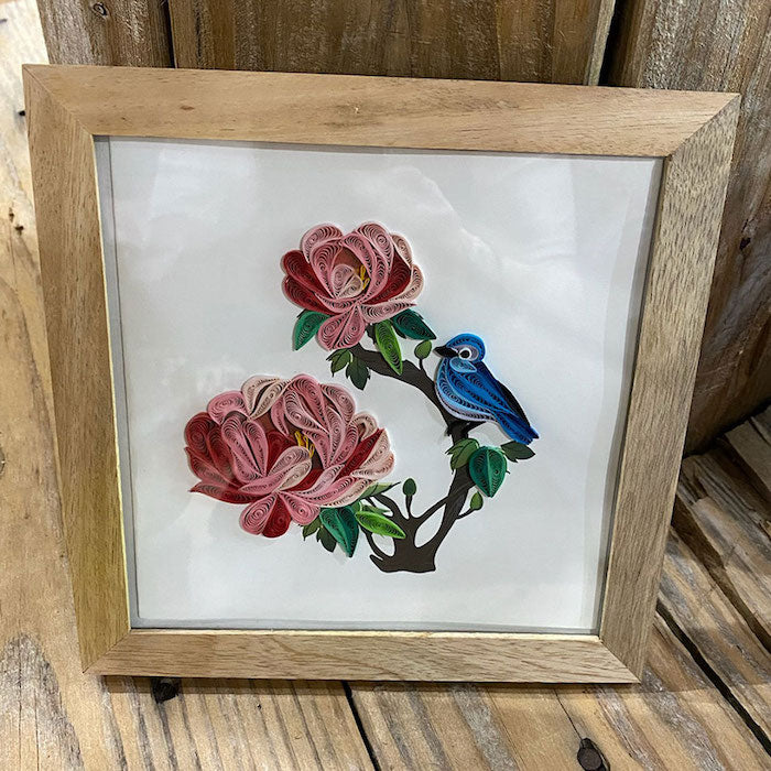 Quilling-card-frame-styled