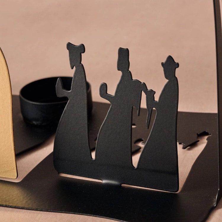 Radiant Metal Nativity