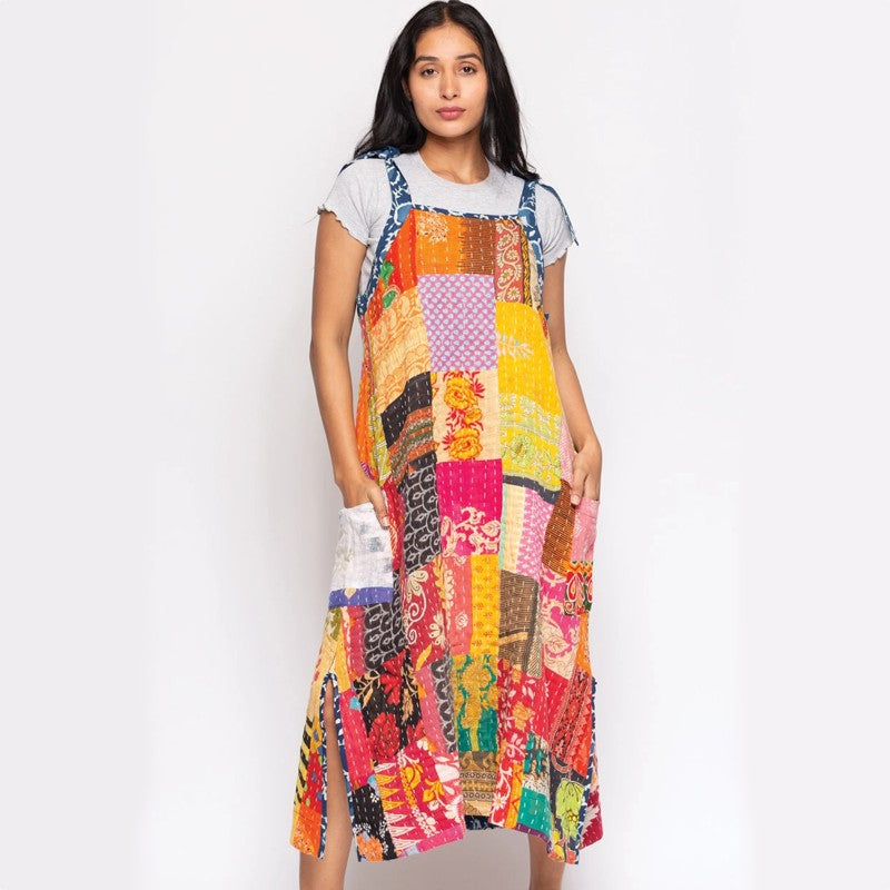 Reversible Kantha Cotton Sundress