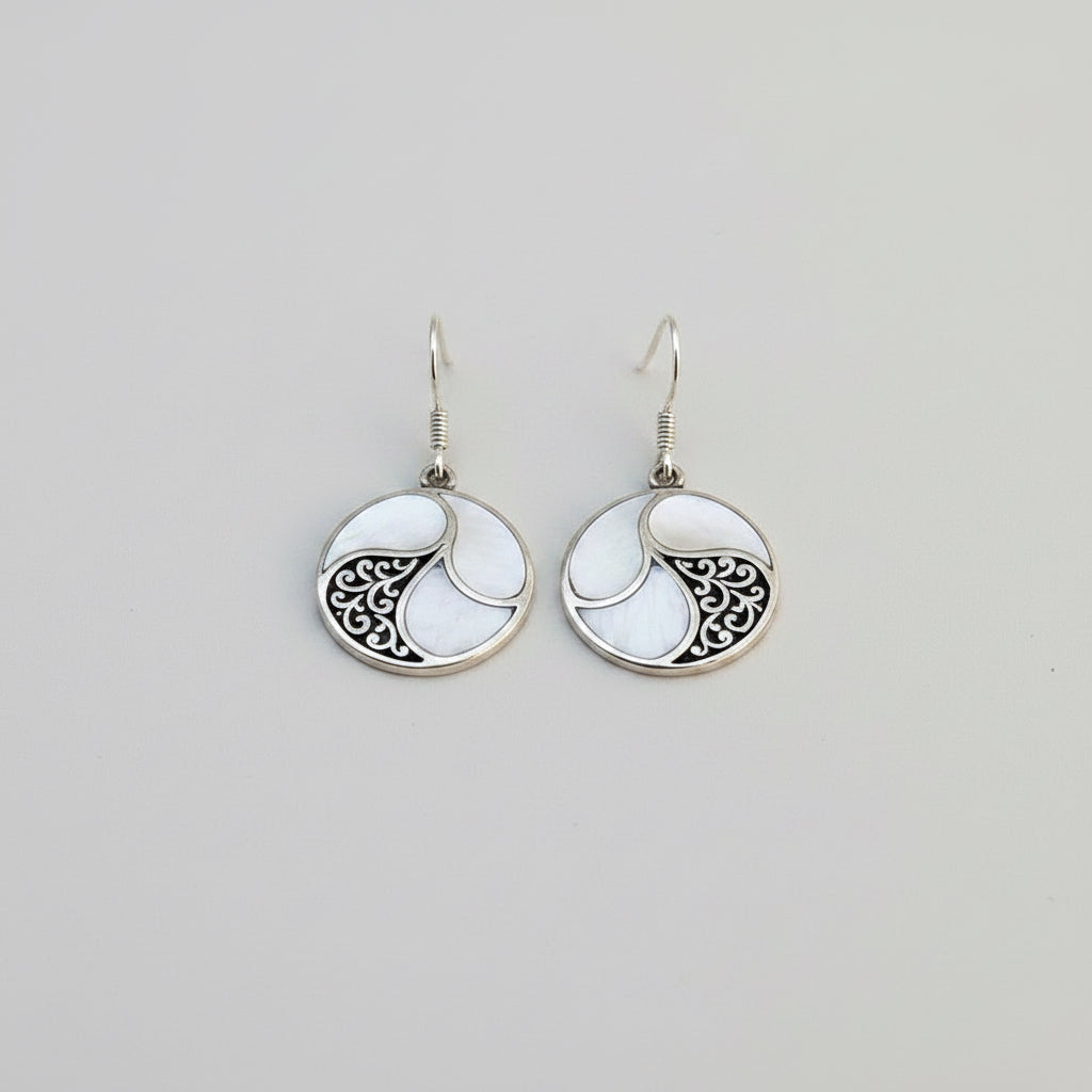 Saja Mother of Pearl Earrings