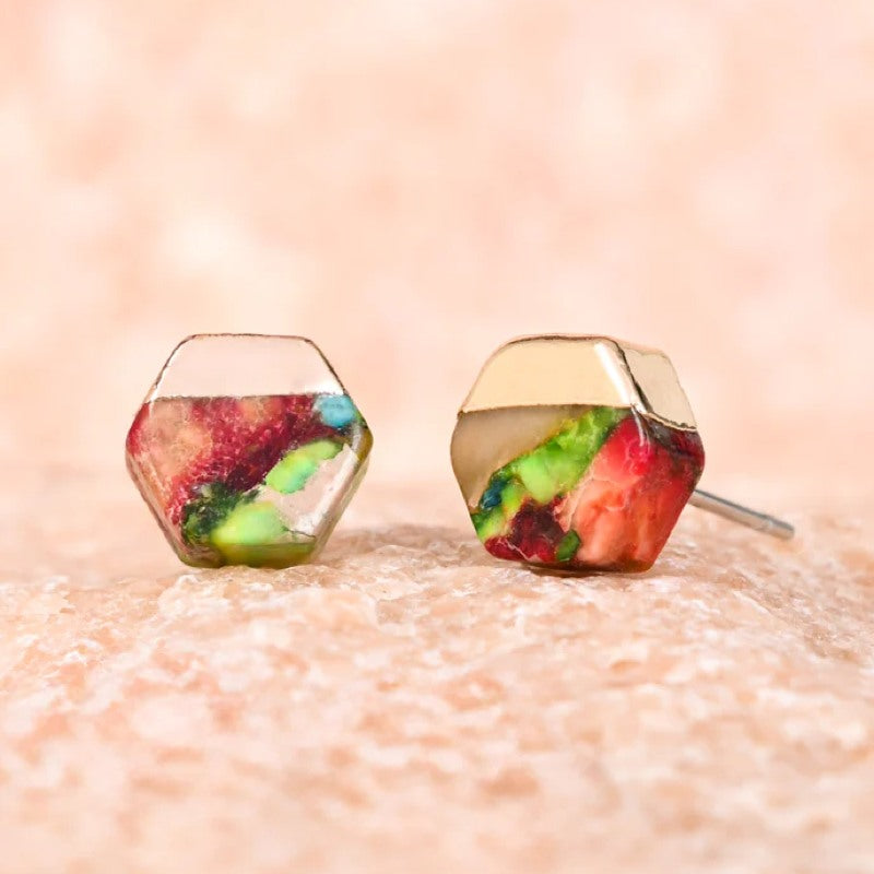 Sedona Studs Sunrise Red 2