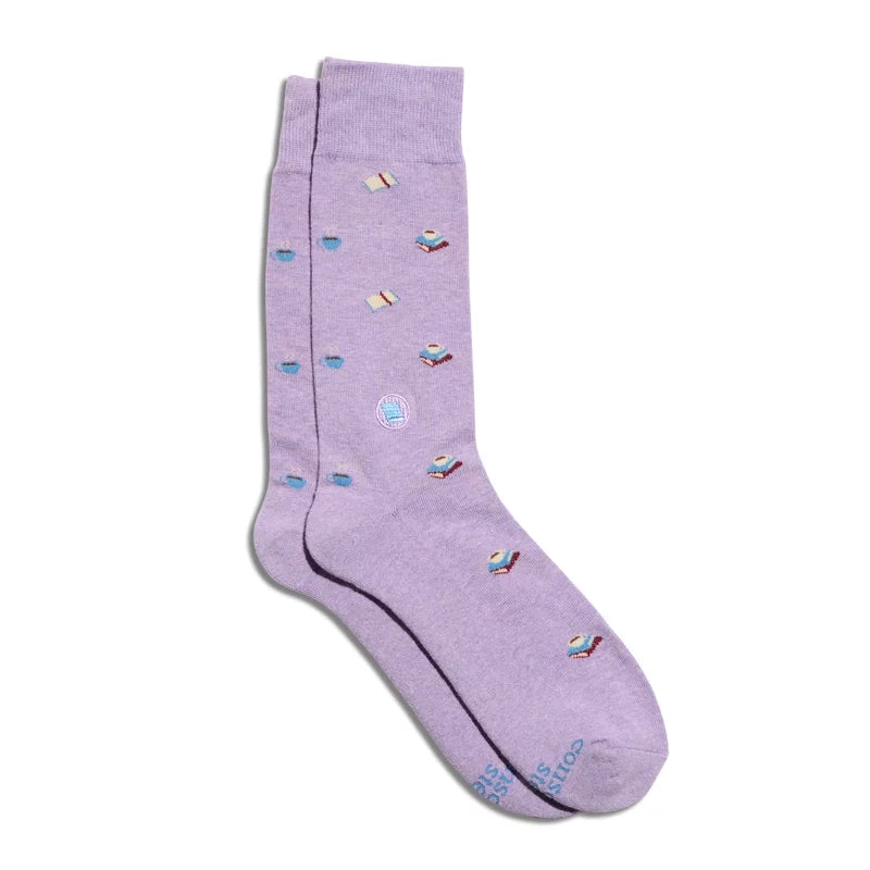 Socks that Give Books - Books and Mugs