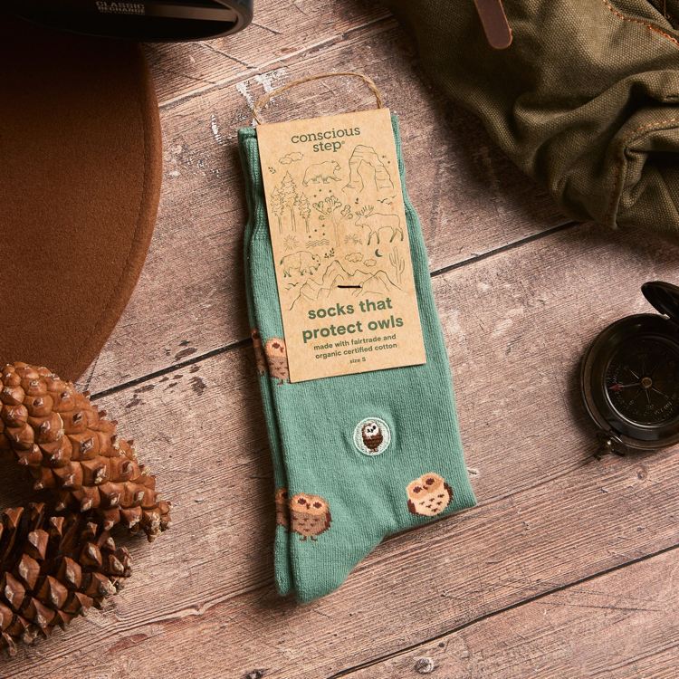 Socks that Protect Owls styled