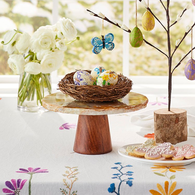 Spring Garden Quilled Eggs Set of 4