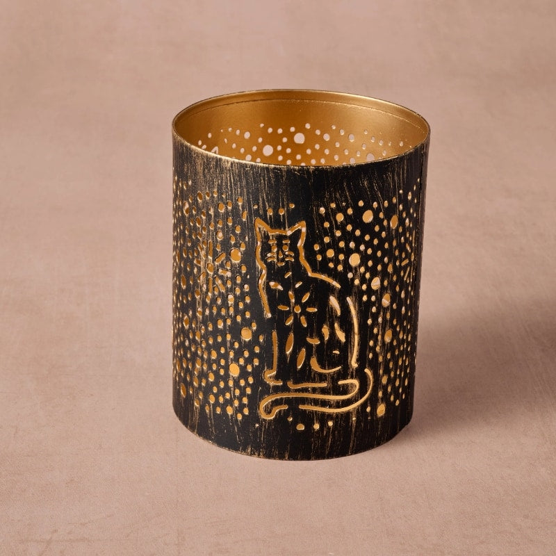 Starlit Cat Candleholder