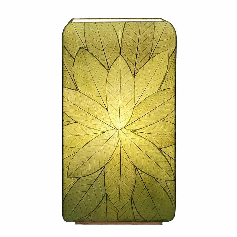 Sunburst Table Lamp Green
