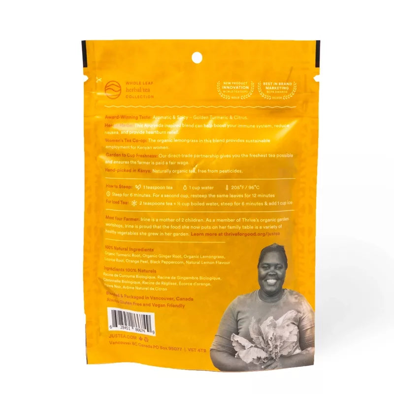 Turmeric Ginger Loose Tea Pouch